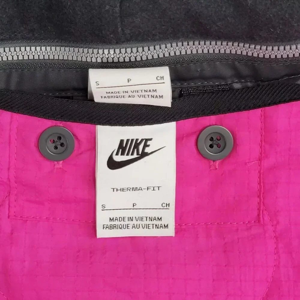 Nike 3 n 1 Therma Fit Life Parka Jacket Vests Smoke Grey DQ4926-070 Size S NEW